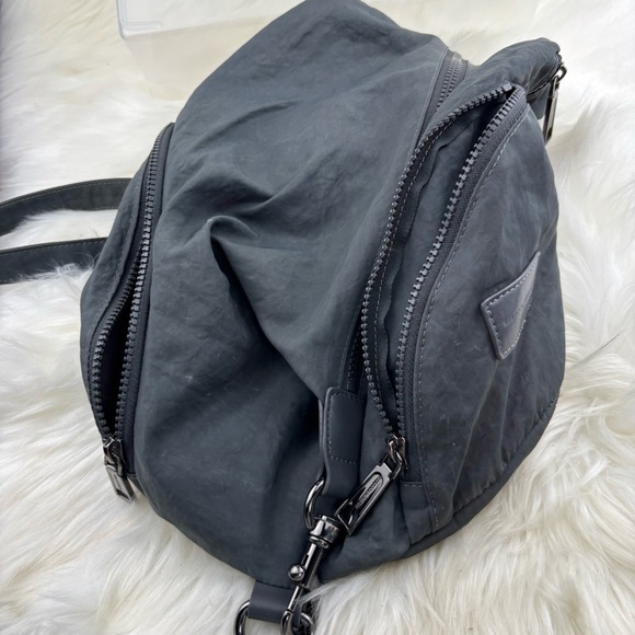 Rebecca Minkoff Julian Gray Modern Backpack with Ergonomic Design - Picture 11 of 15